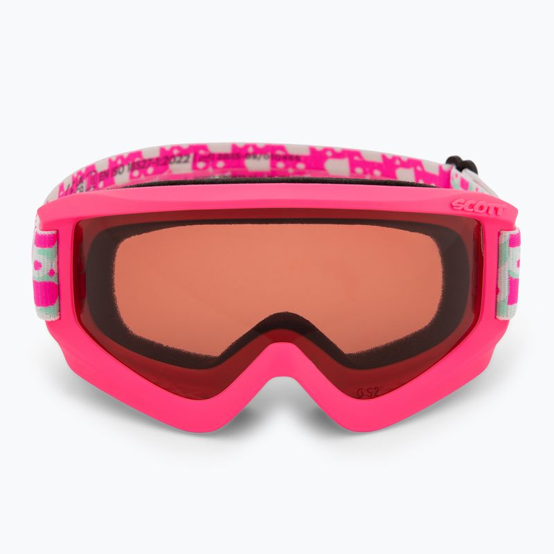 Dětské lyžařské brýle SCOTT Agent neon pink/enhancer 2