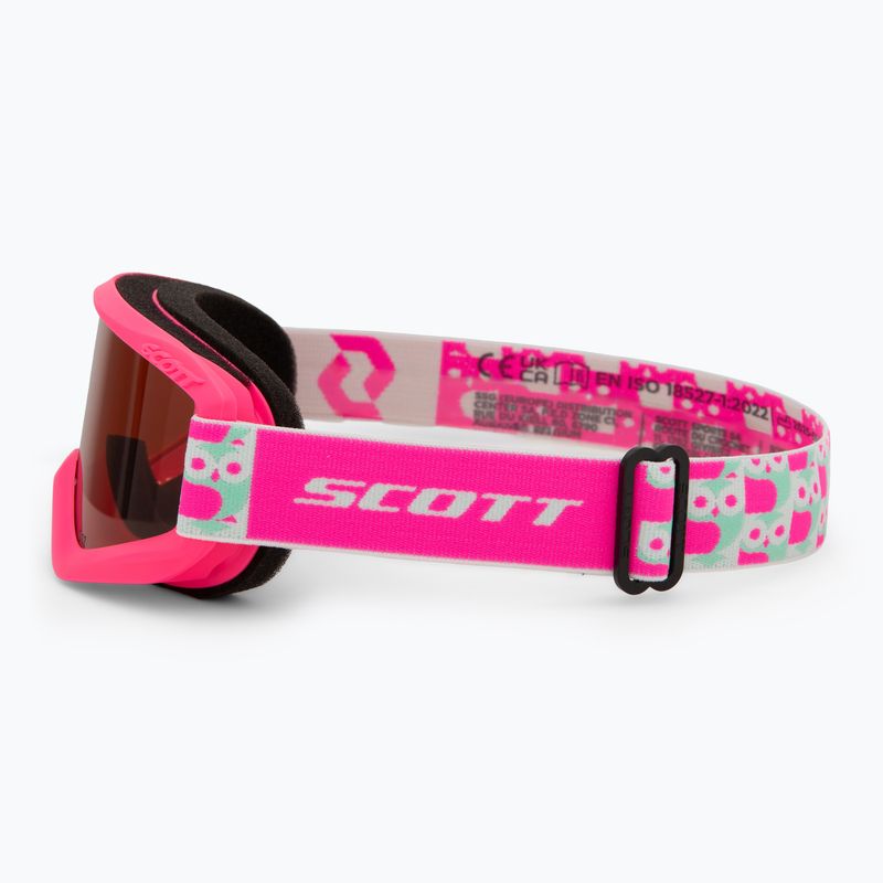 Dětské lyžařské brýle SCOTT Agent neon pink/enhancer 4