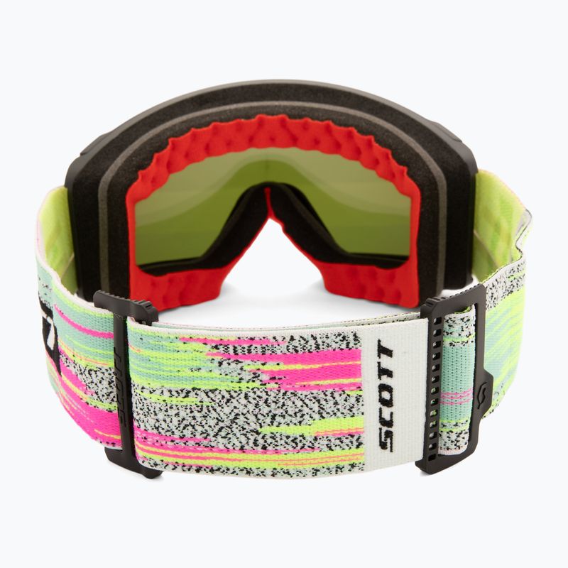 Lyžařské brýle SCOTT React black/neon yellow/amp lavender chrome 4