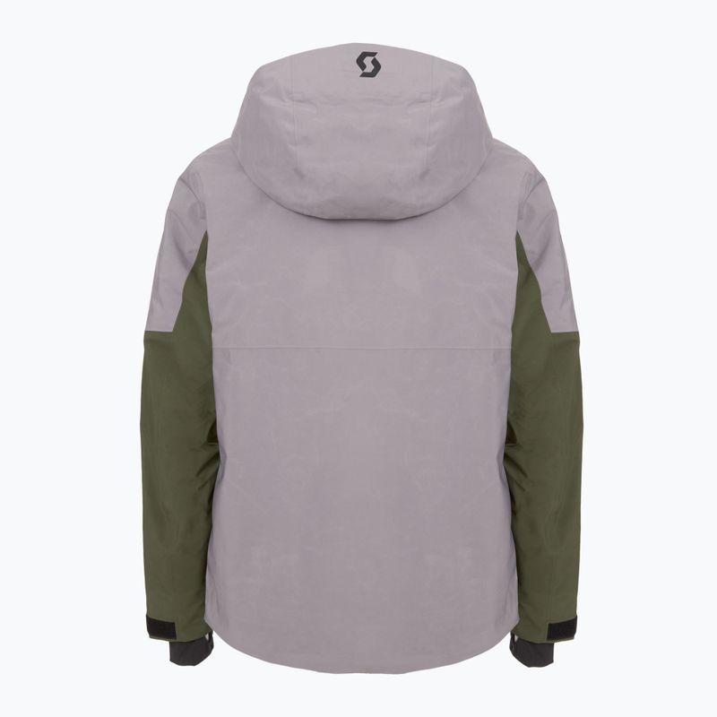 Pánská lyžařská bunda SCOTT Ultimate GTX douglas green/evening grey 2