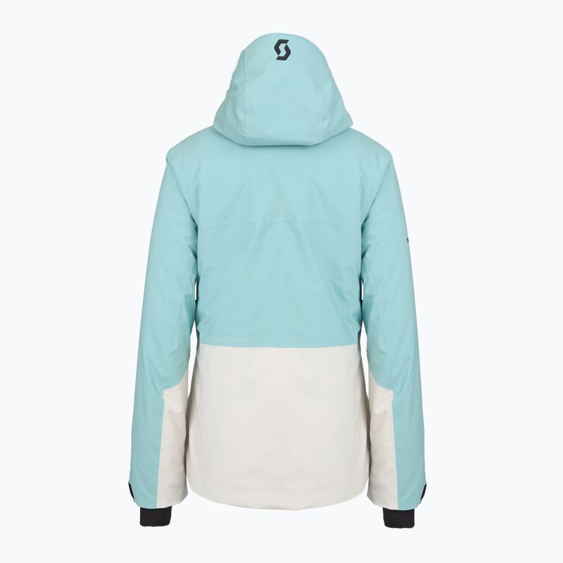 Bunda lyžařská dámská SCOTT Ultimate Dryo 10 frosty blue/dust white 2