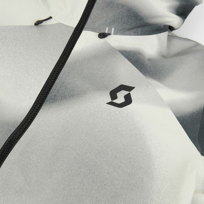 Dámská lyžařská bunda SCOTT Ultimate Dryo 10 dust white print/black 3