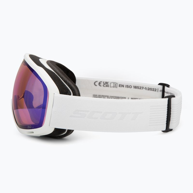 Lyžařské brýle SCOTT Unlimited II OTG mineral white/amp illuminator blue chrome 4