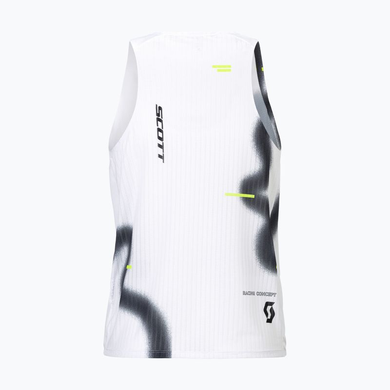 Pánské běžecké tričko SCOTT RC Run Tank white/black 2