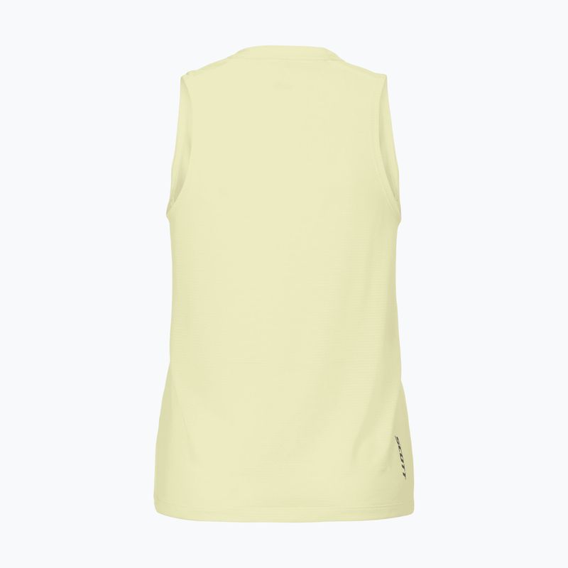 Dámské běžecké tričko SCOTT Endurance LT Tank pastel yellow 2
