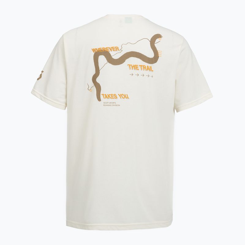 Pánské běžecké tričko SCOTT Endurance DRI Tee white/toast beige 2