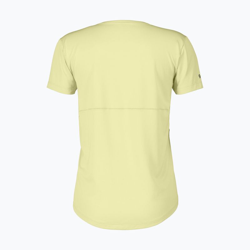 Dámské běžecké tričko SCOTT Endurance Tech pastel yellow 2