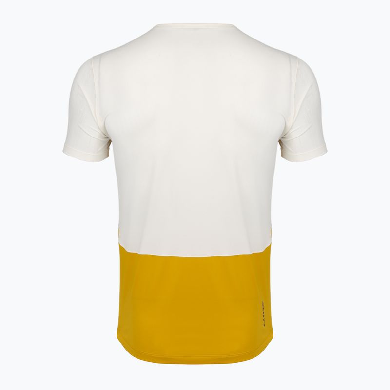 Pánské běžecké tričko SCOTT Endurance Tech white/sundial yellow 2