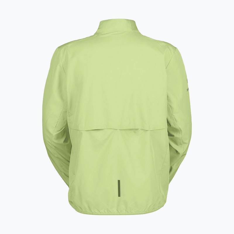 Pánská běžecká bunda SCOTT Endurance Tech Windbreaker acid yellow 2