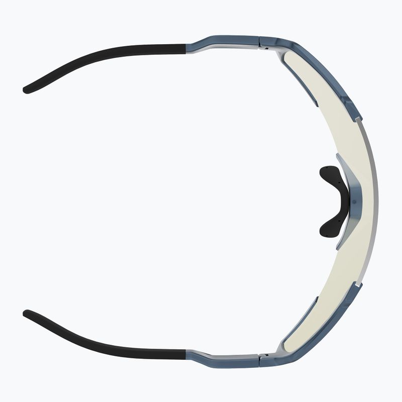 Sluneční brýle SCOTT Shield metallic blue/amp white chrome 4