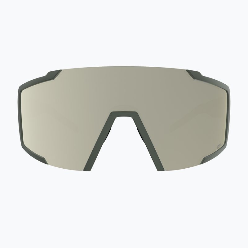Sluneční brýle SCOTT Shield khaki green/amp white chrome 2