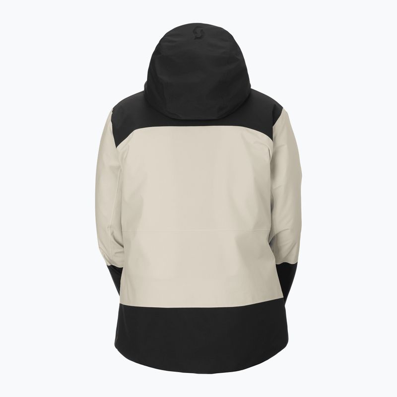 Dámská lyžařská bunda SCOTT Ultimate Dryo 10 latte beige/black 2