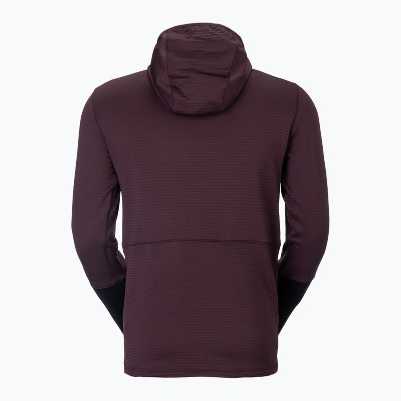 Pánská fleecová mikina SCOTT Defined Light Hoody cocoa red/black 2