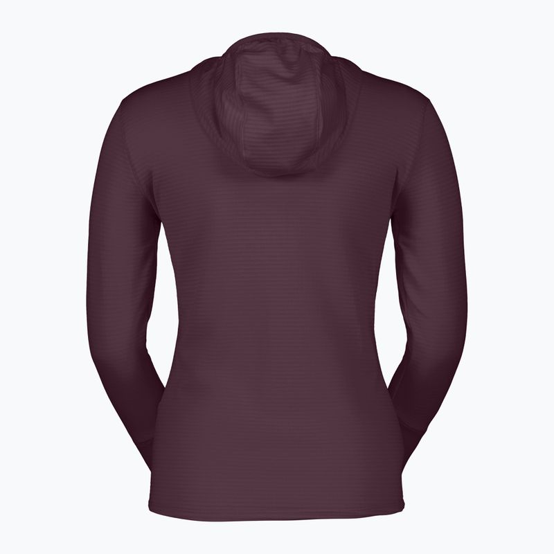 Dámská fleecová mikina SCOTT Defined Light Hoody cocoa red 2