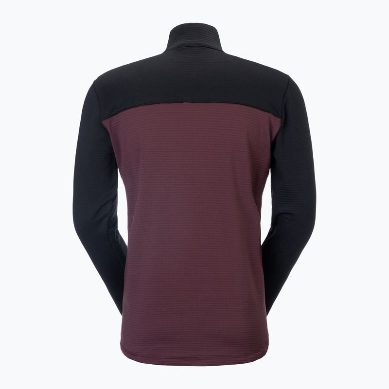 Pánská fleecová mikina SCOTT Defined Light cocoa red/black 2