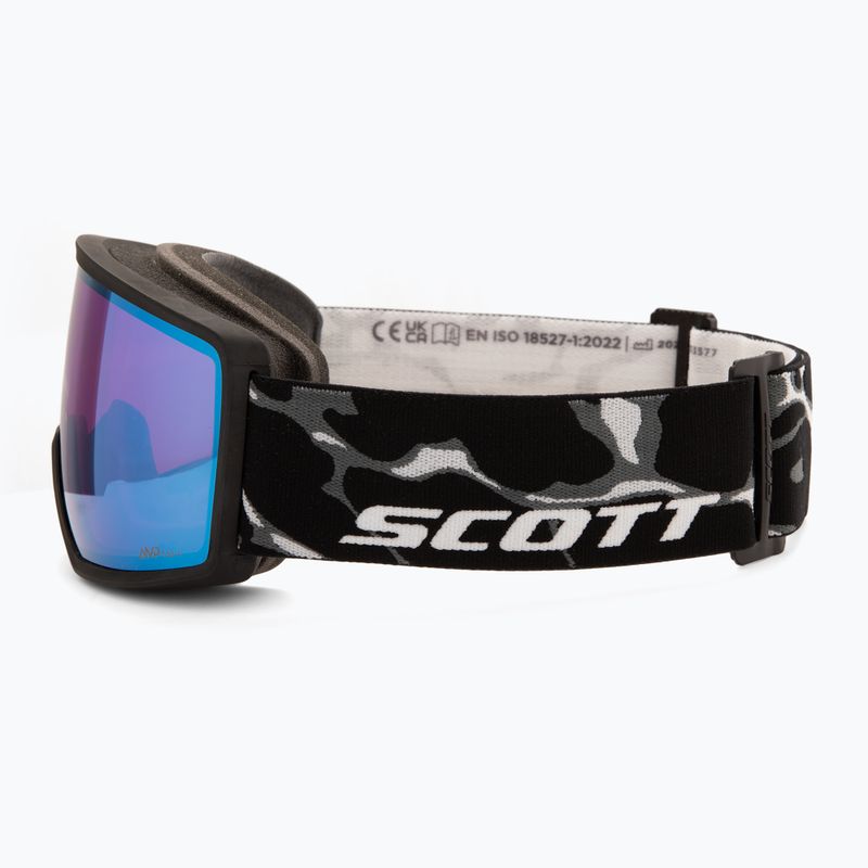 Lyžařské brýle Scott Neo Light Sensitive S2-4 granite black/white/amp ls blue chrome 4