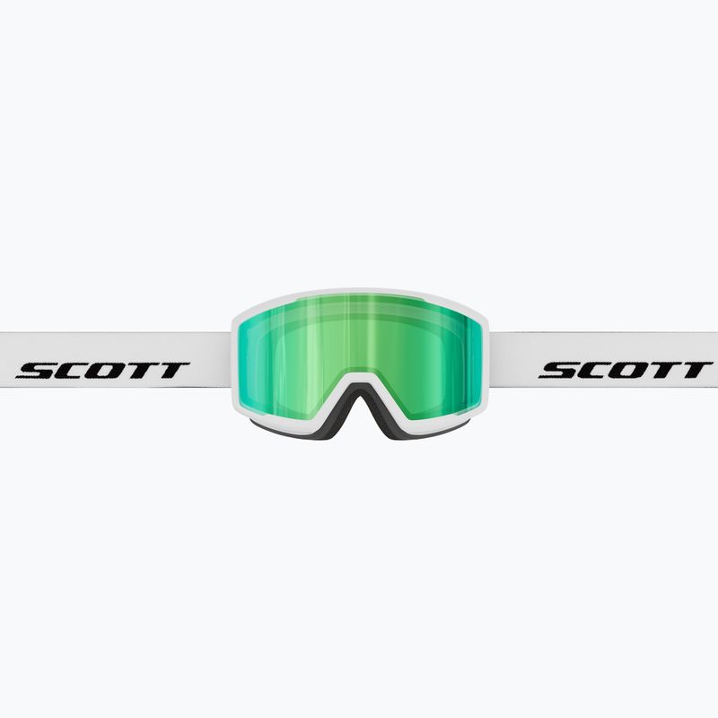 Lyžařské brýle SCOTT Trace Pro Compact white/green chrome 3