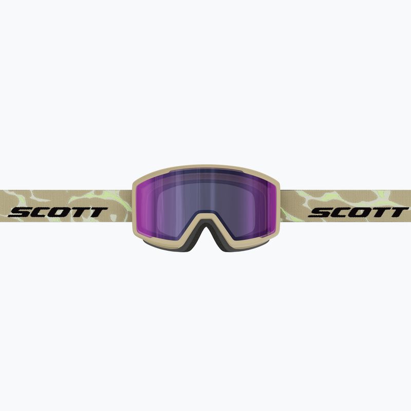 Lyžařské brýle SCOTT Trace Pro Comact Light Sensitive S2-4 mojave beige/amp ls blue chrome 4