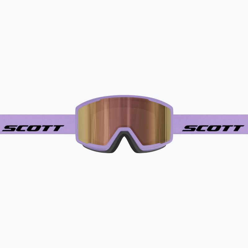 Lyžařské brýle SCOTT Trace Pro Compact Light Sensitive S1-3 sherbet purple/black/amp ls cinnamon chrome 4