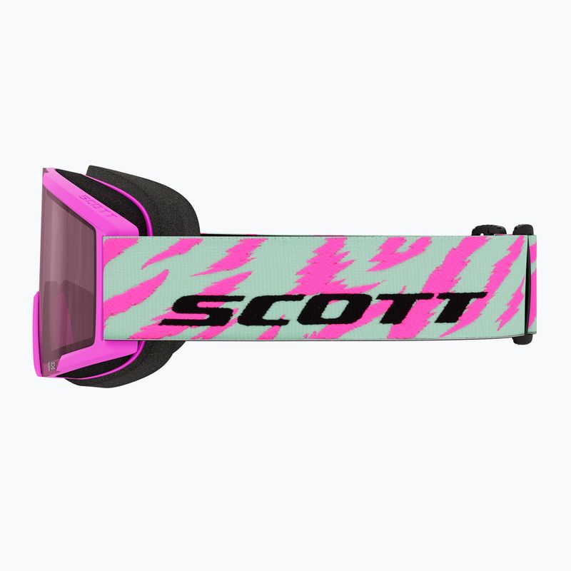 Dětské lyžařské brýle SCOTT Shield neon pink/mint green/rose 3