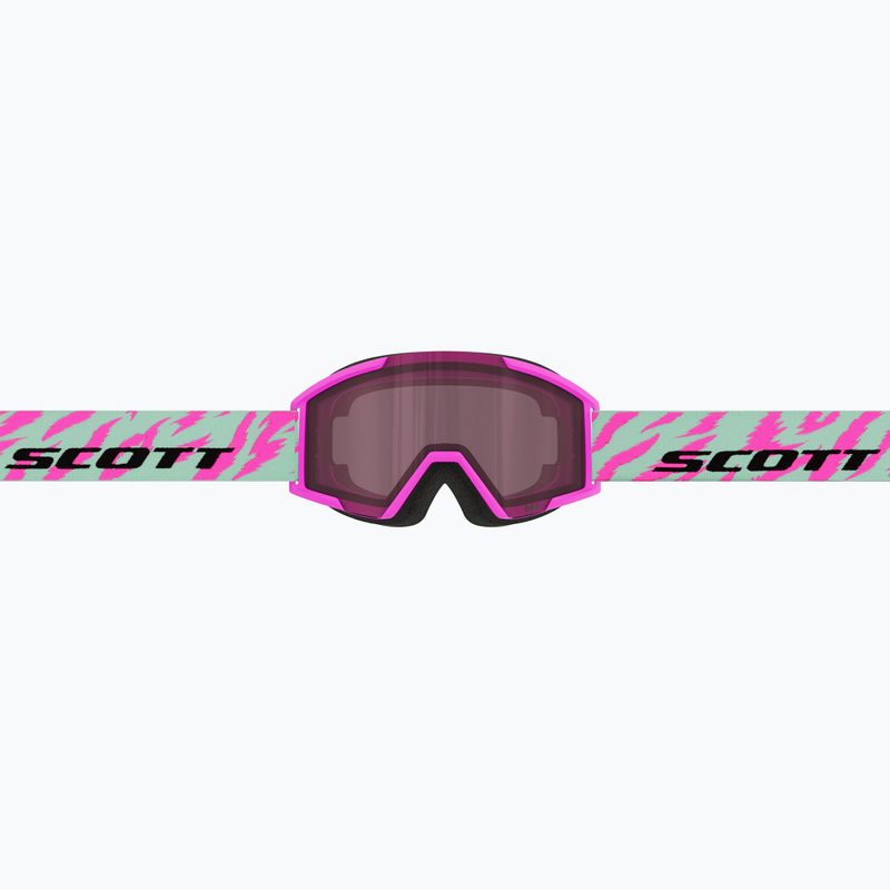 Dětské lyžařské brýle SCOTT Shield neon pink/mint green/rose 4