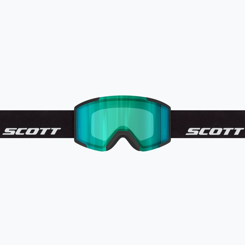Lyžařské brýle SCOTT Shield black/amp green chrome 2