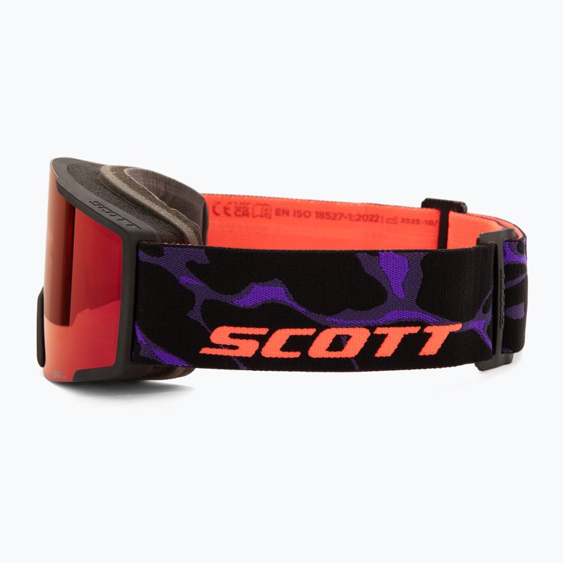 Lyžařské brýle SCOTT Shield black/amp red chrome 4