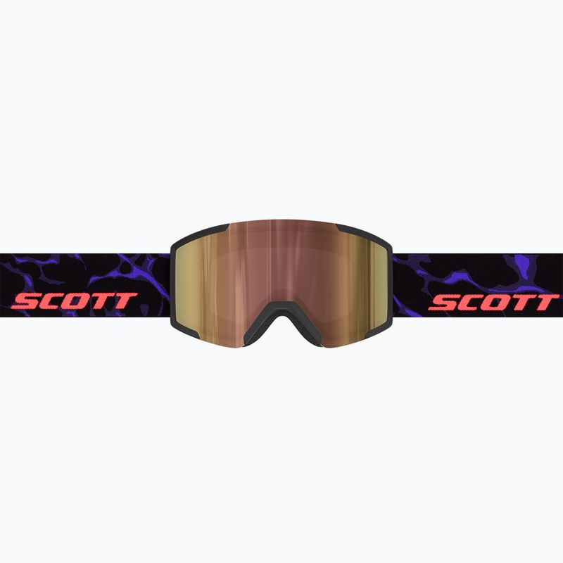 Lyžařské brýle SCOTT Shield LS black/purple/cinnamon chrome 2