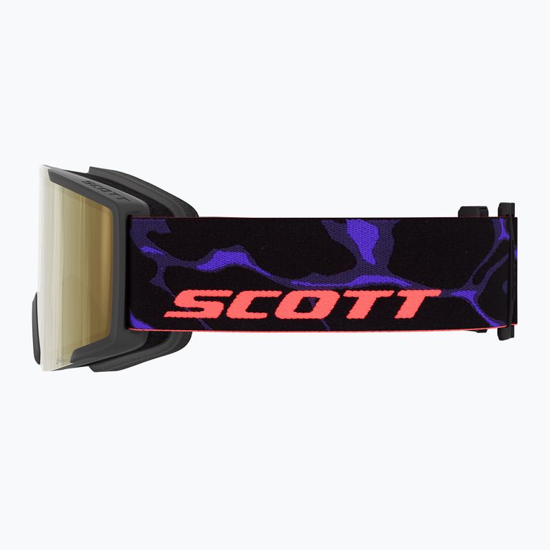 Lyžařské brýle SCOTT Shield LS black/purple/amp ls cinnamon chrome 2
