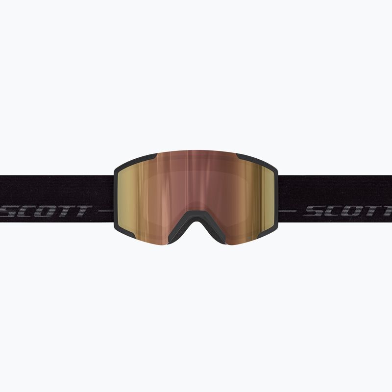 Lyžařské brýle SCOTT Shield LS black/fog grey/amp ls cinnamon chrome 3