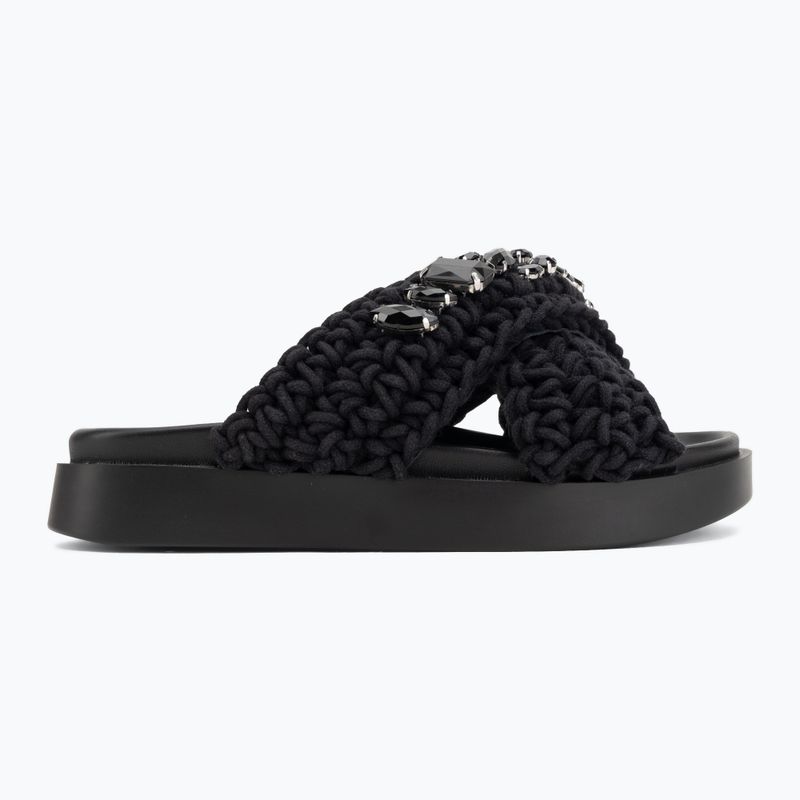 Dámské pantofle INUIKII Woven Stones black 2