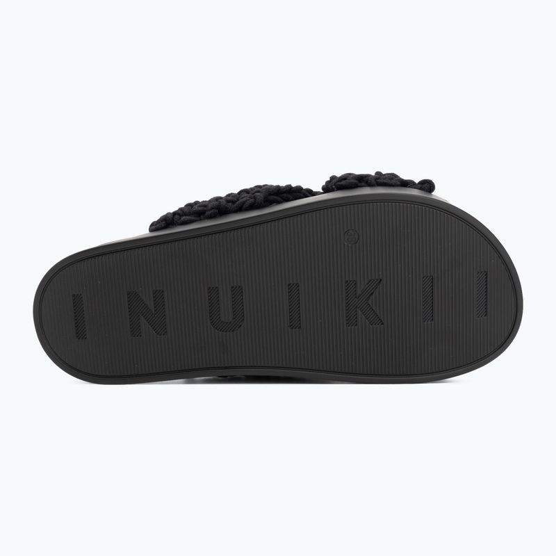 Dámské pantofle INUIKII Woven Stones black 4