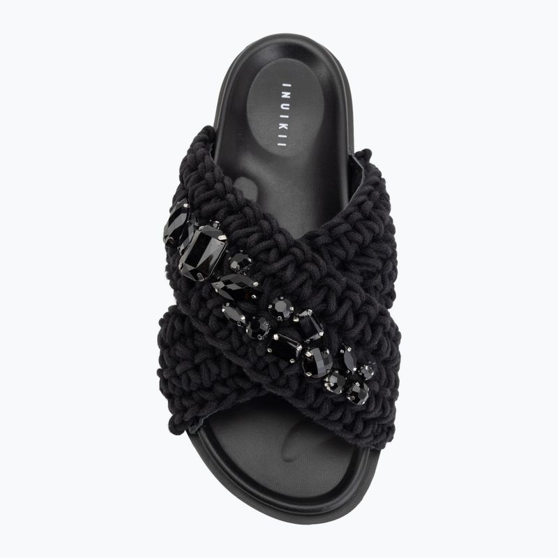 Dámské pantofle INUIKII Woven Stones black 5