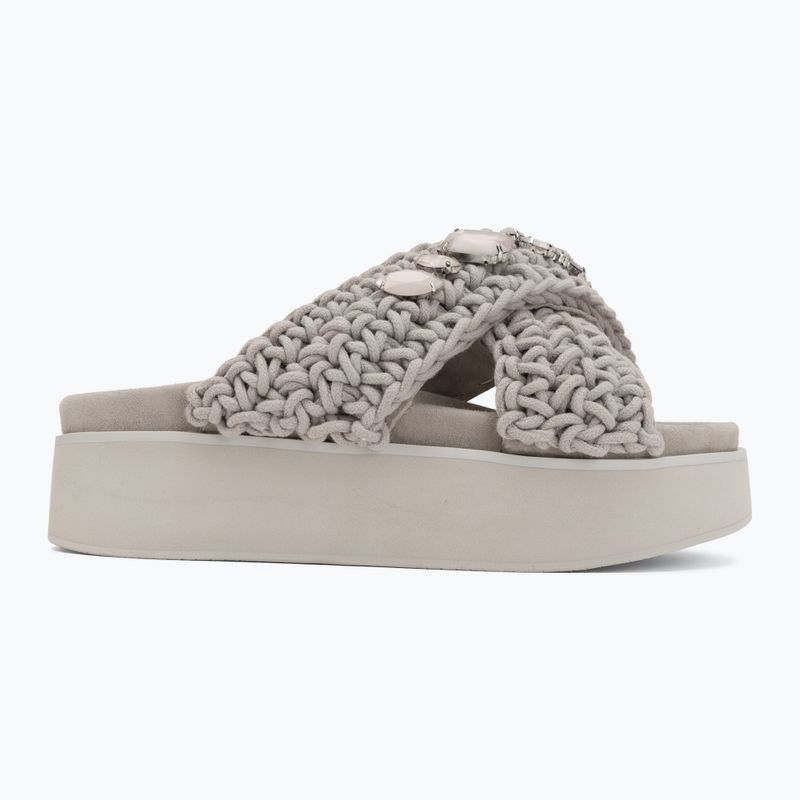 Dámské pantofle INUIKII Woven Stones Platform stone grey 2