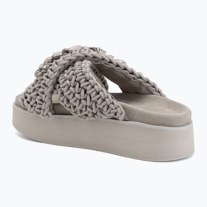 Dámské pantofle INUIKII Woven Stones Platform stone grey 3