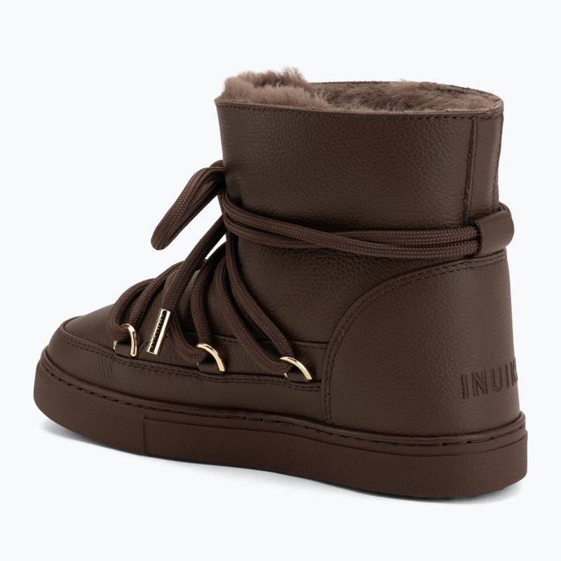 Dámské sněhule INUIKII Full Leather dark brown 3