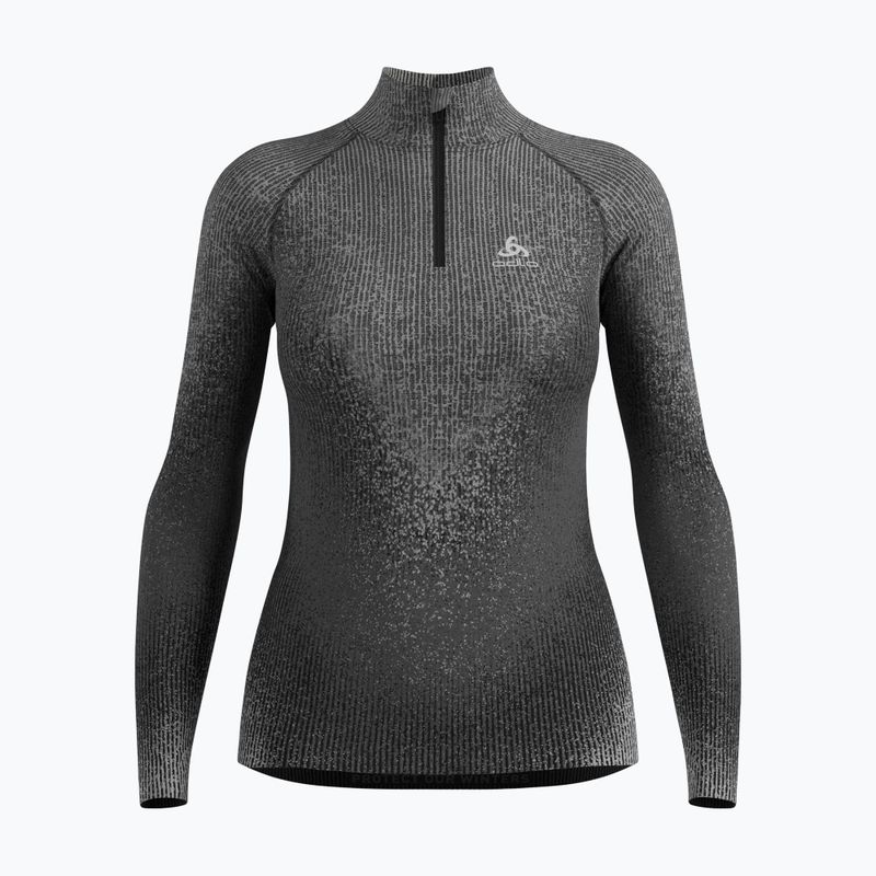 Termoaktivní mikina ODLO Performance Warm Blackcomb Bl Top Turtle Neck HZ black