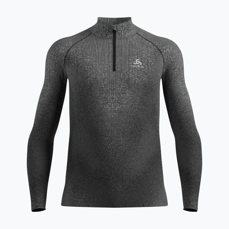 Pánská termoakční mikina ODLO Performance Warm Blackcomb Bl Top Turtle Neck HZ black