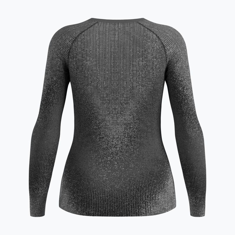 Dámské termoaktivní triko s dlouhým rukávem Odlo Performance Warm Blackcomb Bl Top Crew Neck black 2