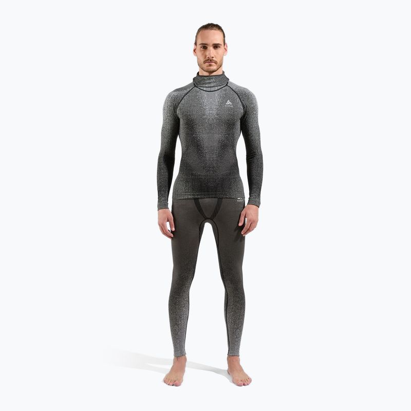 Pánské termo kalhoty ODLO Performance Warm Blackcomb Bl Bottom Long black 2