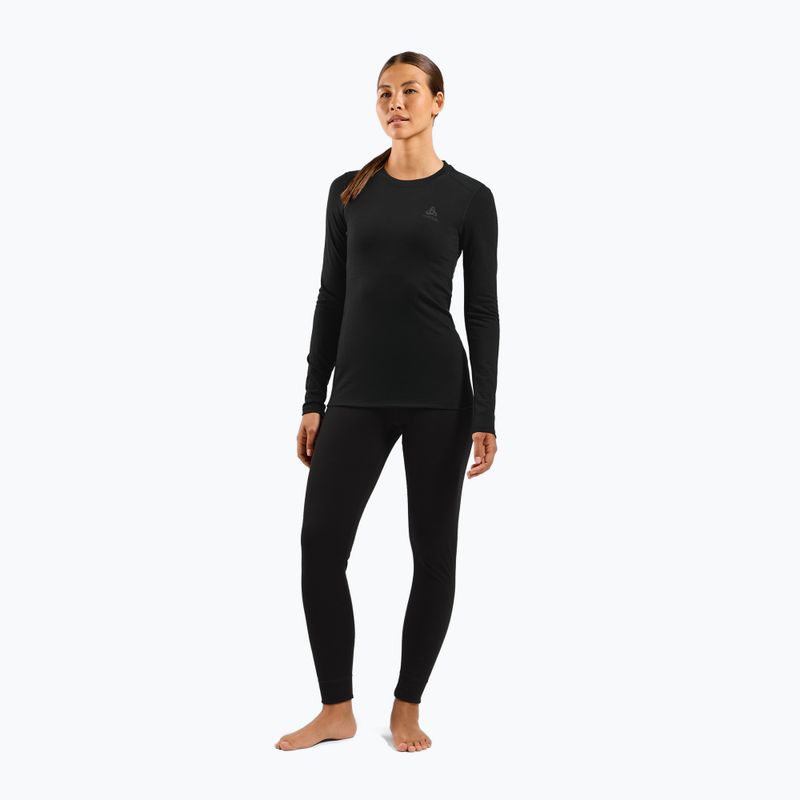 Dámská termoakční mikina ODLO Merino 160 Bl Top Crew Neck black 2
