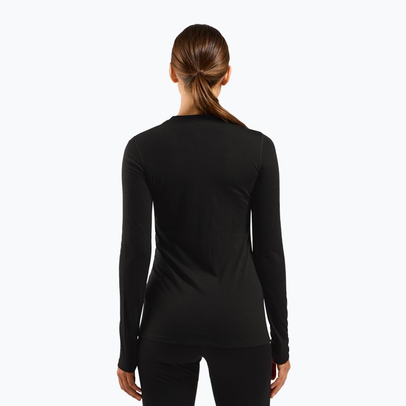 Dámská termoakční mikina ODLO Merino 160 Bl Top Crew Neck black 3