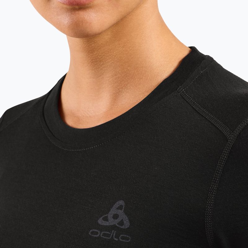 Dámská termoakční mikina ODLO Merino 160 Bl Top Crew Neck black 4
