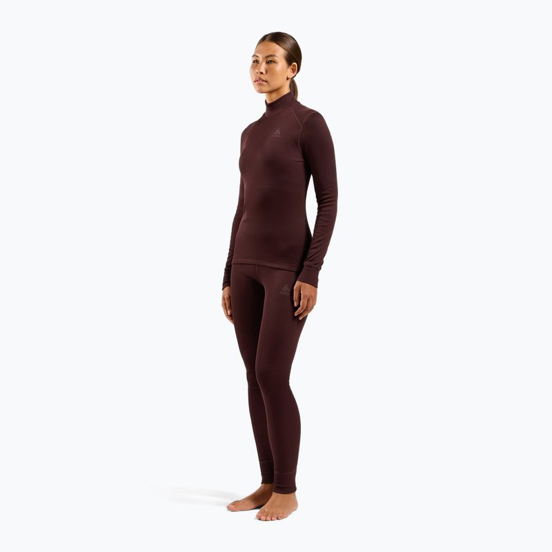 Dámské termo kalhoty ODLO Active Warm Bl Bottom Long fudge 2