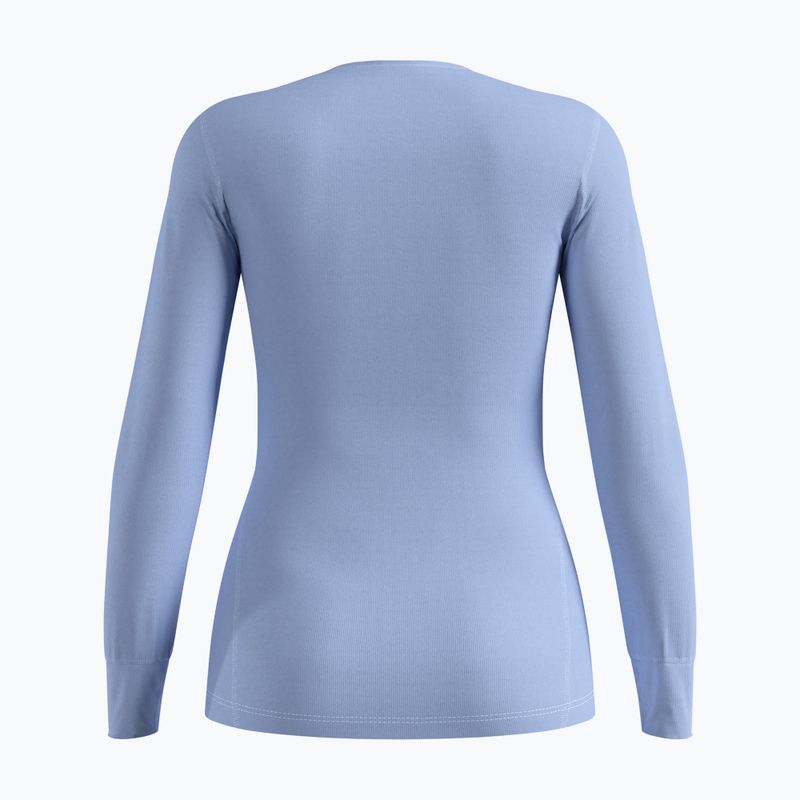 Dámské termo tričko s dlouhým rukávem ODLO Active Warm Bl Top Crew Neck blue heron 2