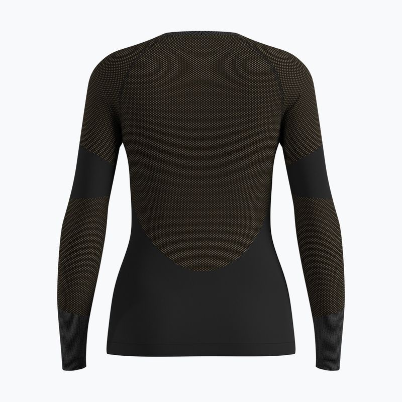 Dámská termoakční mikina ODLO Fundamentals Performance Warm Bl Top Crew Neck black 2