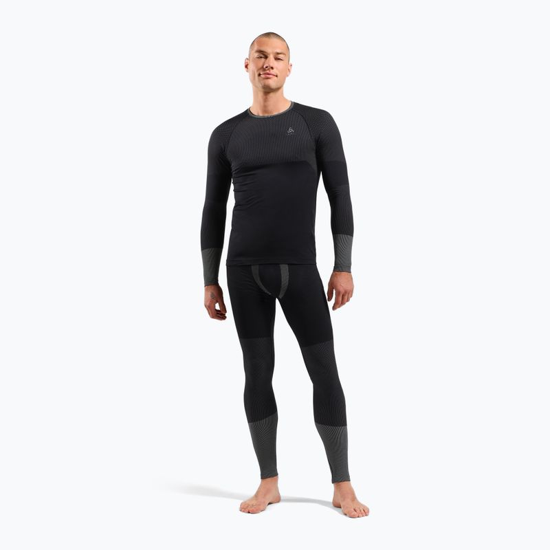Pánské termo tričko Longsleeve ODLO Fundamentals Performance Warm Bl Top Crew Neck black 2