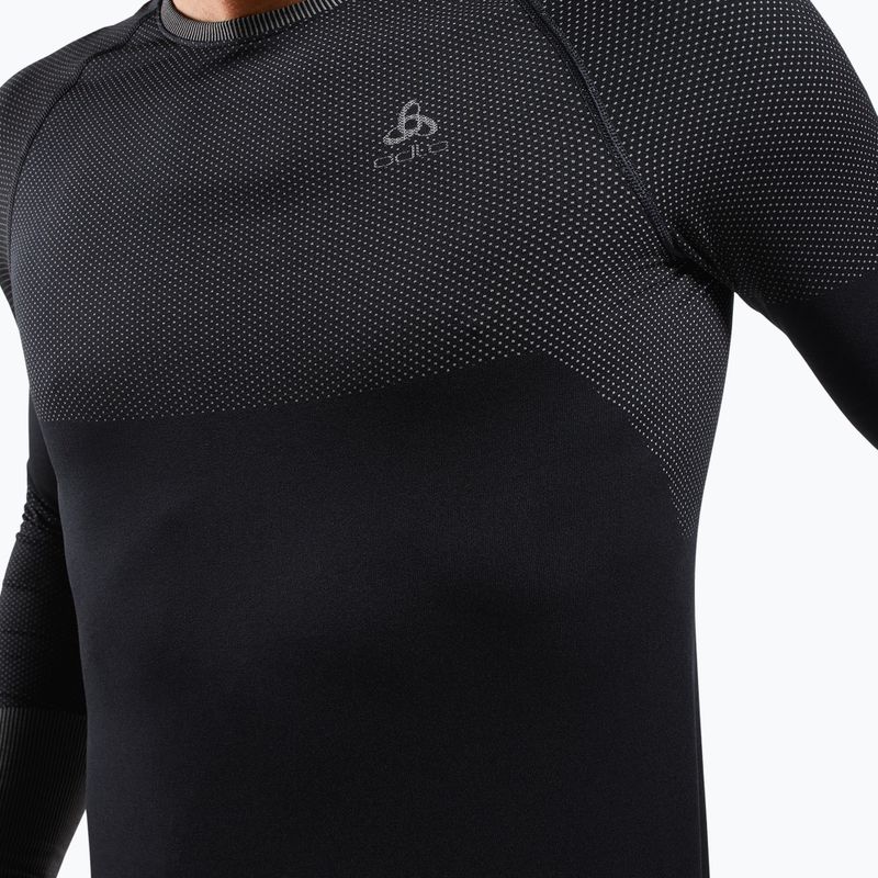 Pánské termo tričko Longsleeve ODLO Fundamentals Performance Warm Bl Top Crew Neck black 4