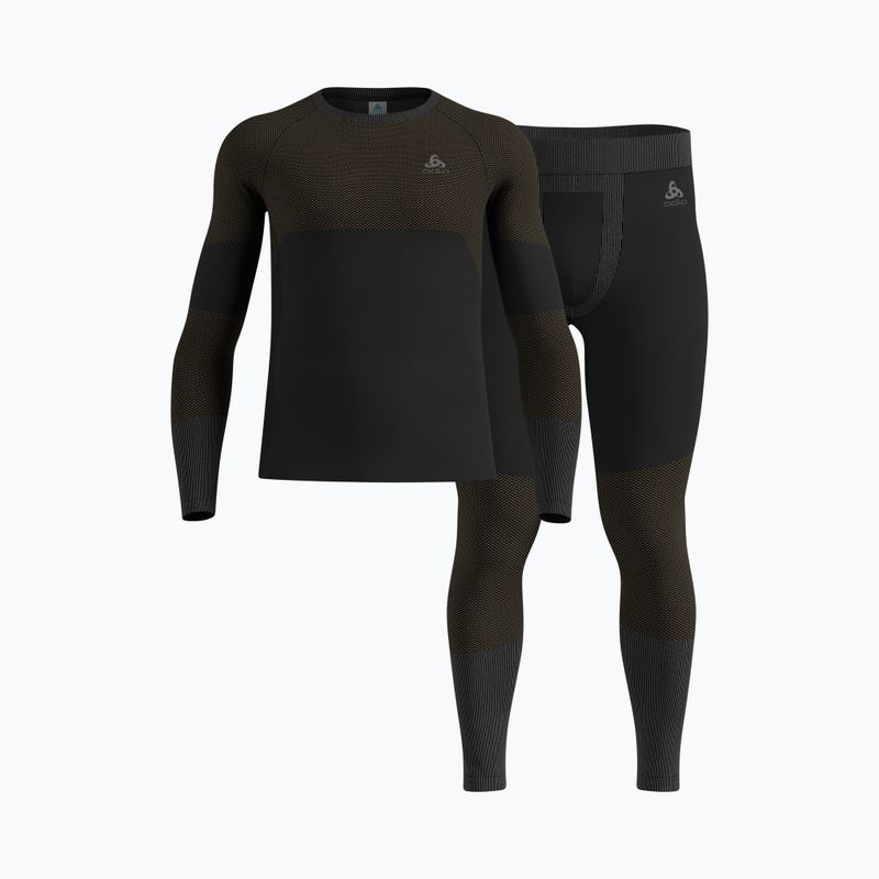 Pánský komplet termo prádla ODLO Fundamentals Performance Warm black