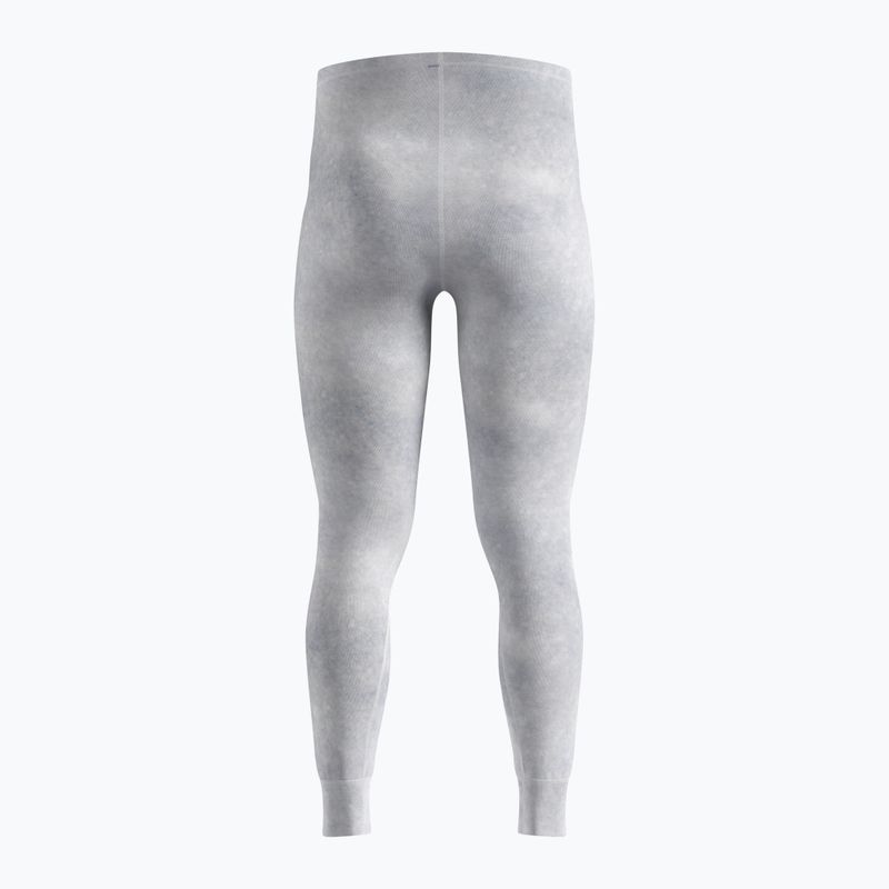 Pánské termo kalhoty ODLO Active Warm X Pow Bl Bottom Long odlo silver grey 2